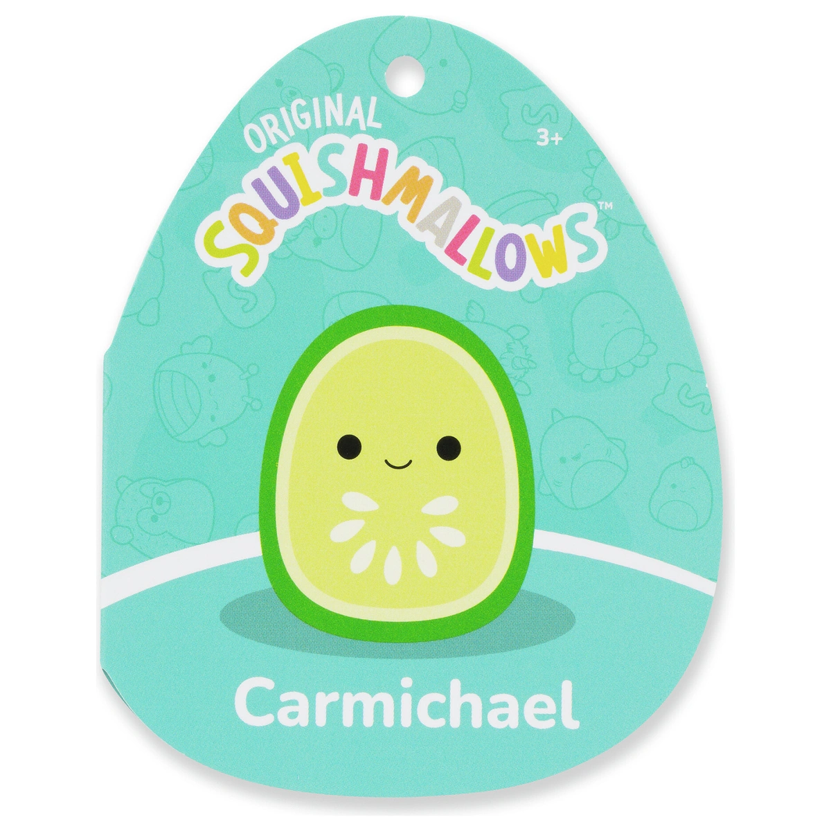Squishmallows 12'' Green Cucumber Slice Plush