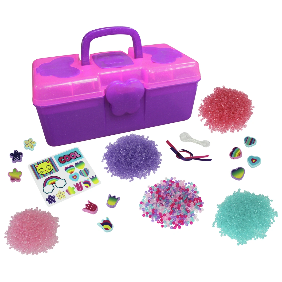 Chad Valley Be U Bead Box and 5000 Beads