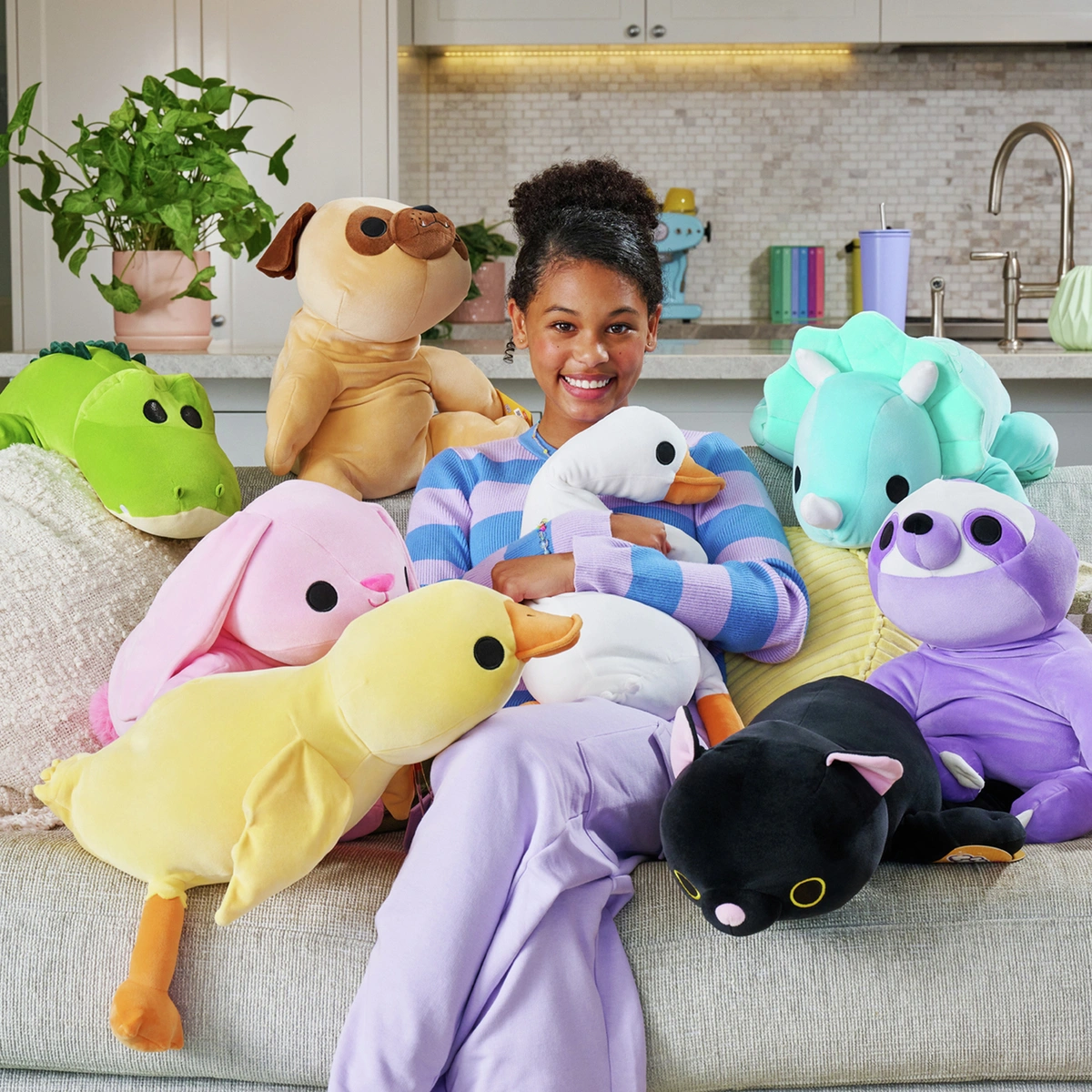 Zuru Hug-A-Lumps Luna Cat Plush