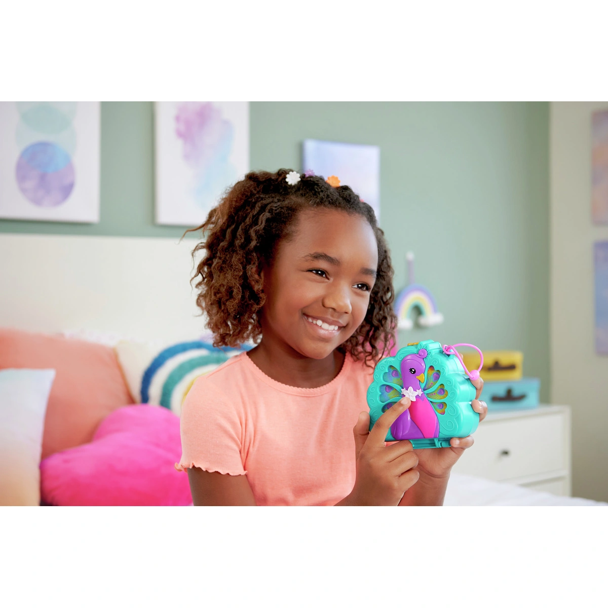 Polly Pocket Peacock Garden Compact Doll Playsets