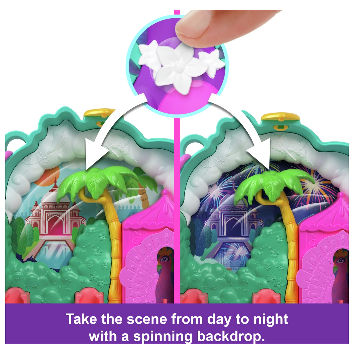 Polly Pocket Peacock Garden Compact Doll Playsets