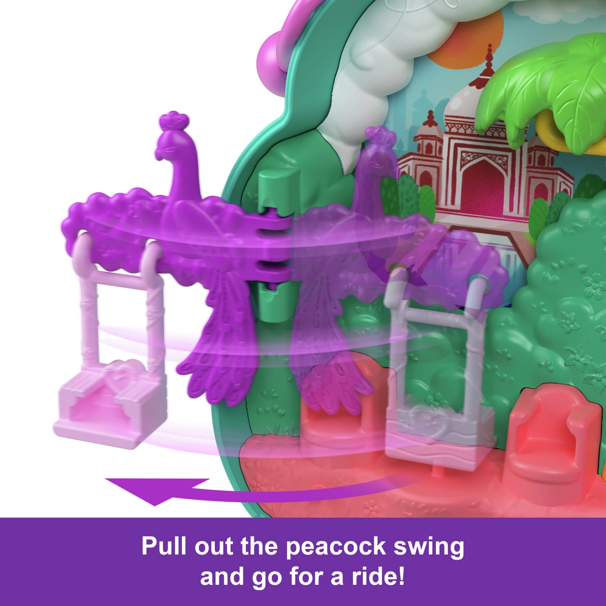 Polly Pocket Peacock Garden Compact Doll Playsets