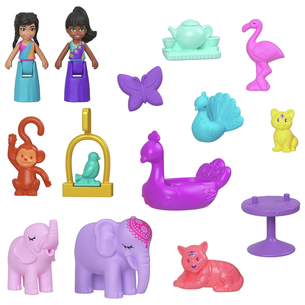 Polly Pocket Peacock Garden Compact Doll Playsets