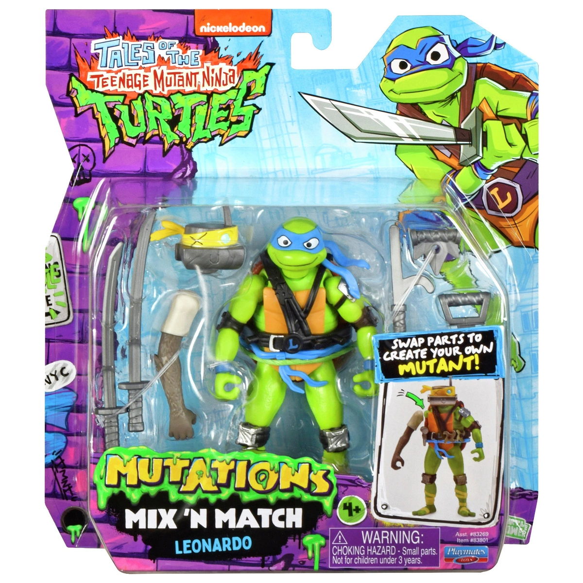 Teenage Mutant Ninja Turtle Mix N Match Leonardo Figure