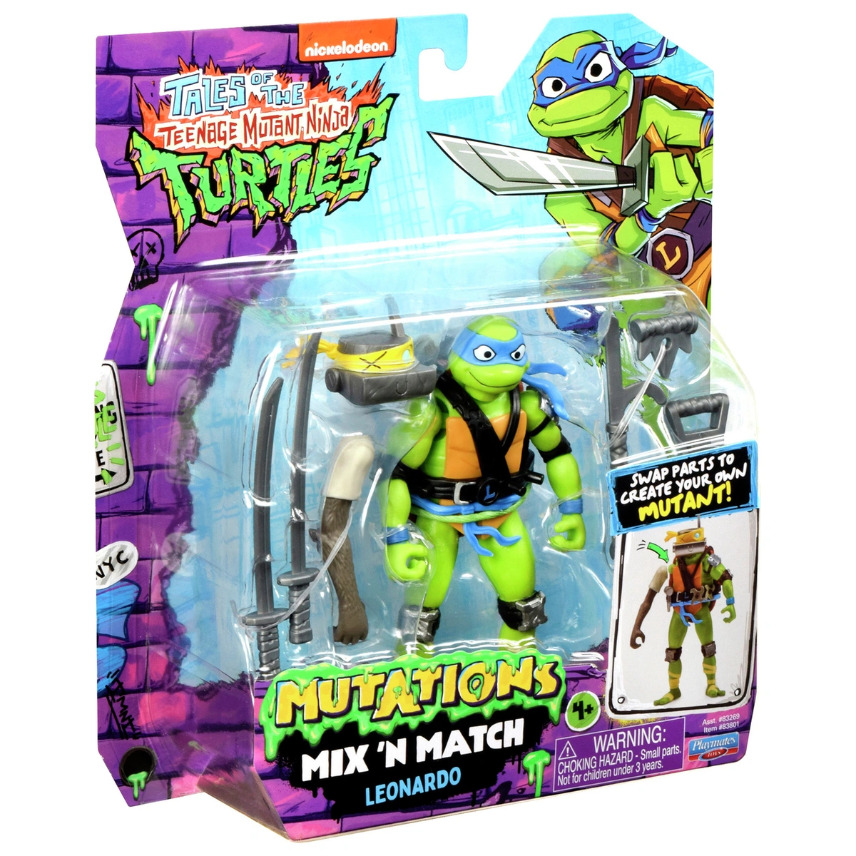 Teenage Mutant Ninja Turtle Mix N Match Leonardo Figure