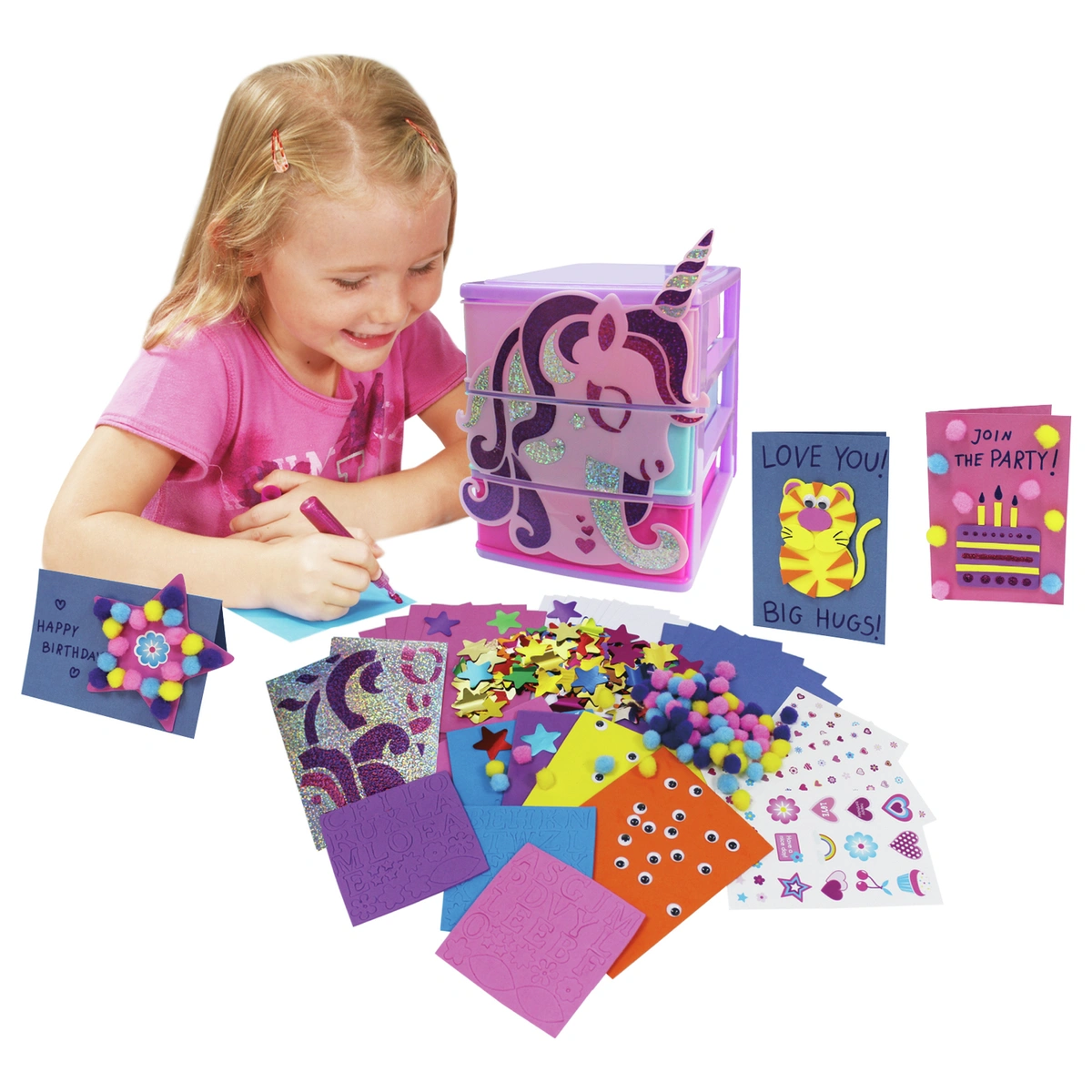 Chad Valley Be U Unicorn Card Making Kit