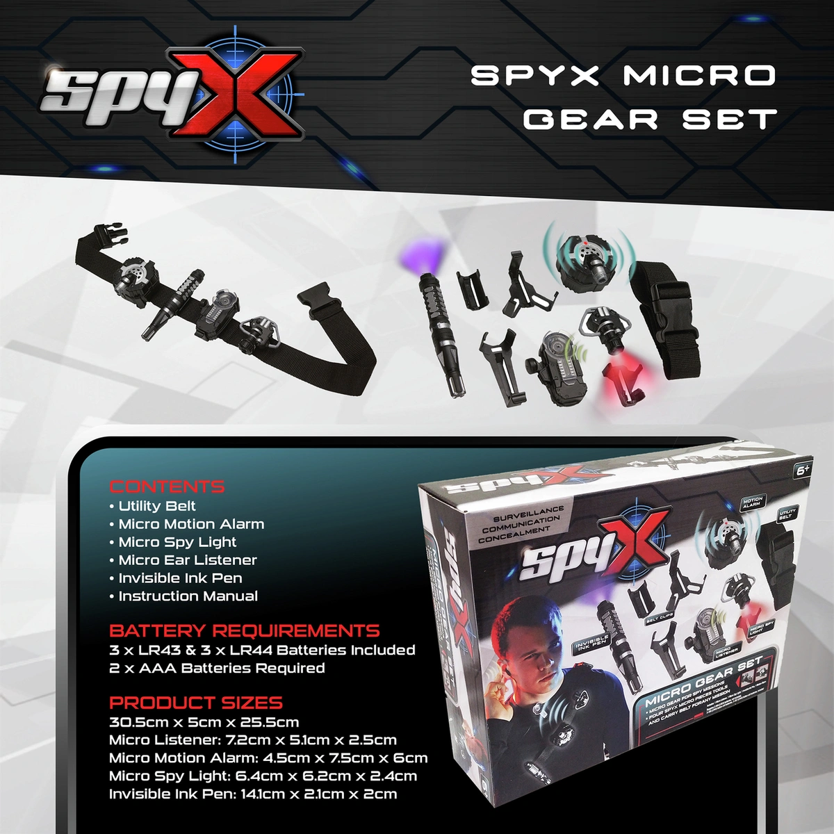 Spy X Micro Spy Gear Set