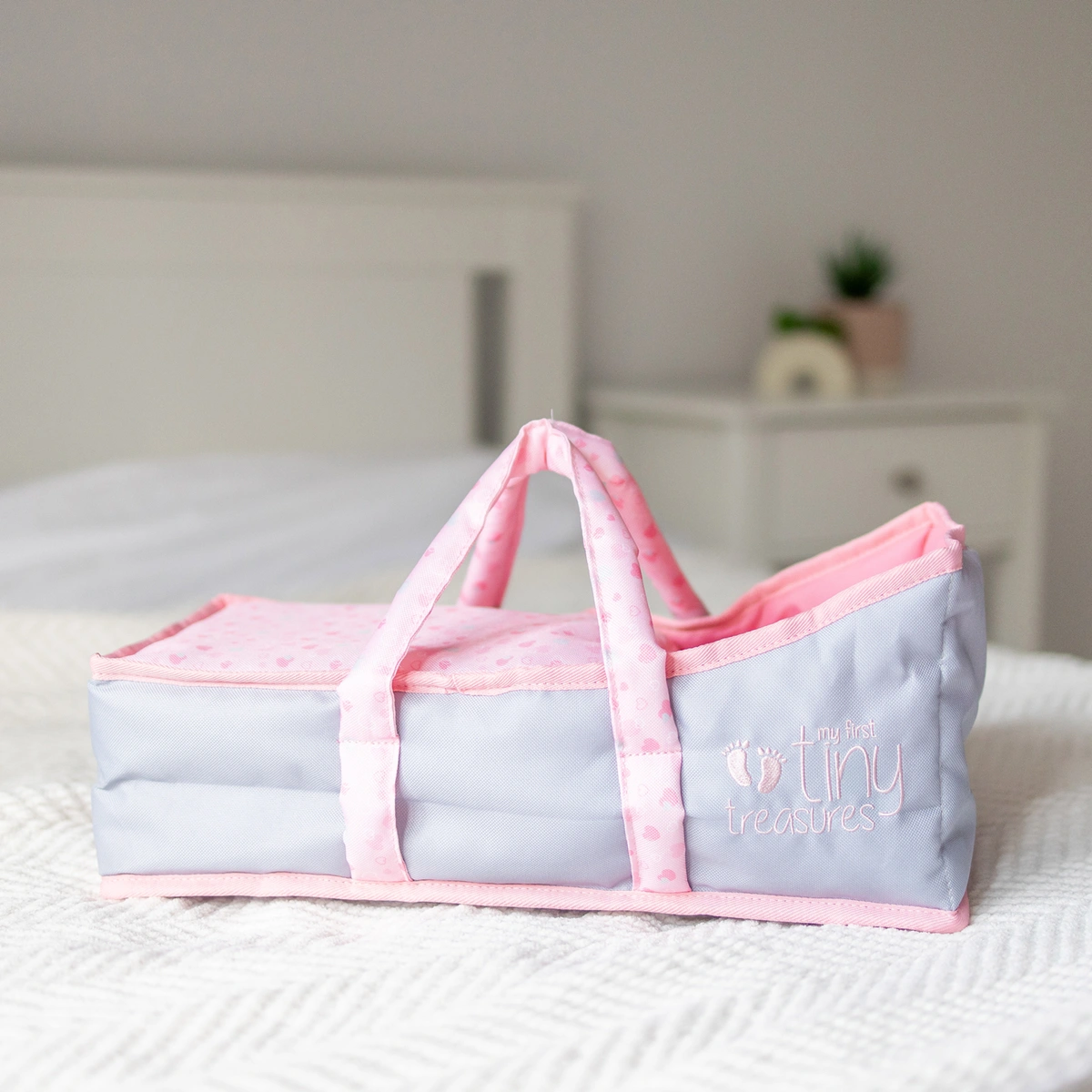 My First Tiny Treasures Baby Doll Carry Cot