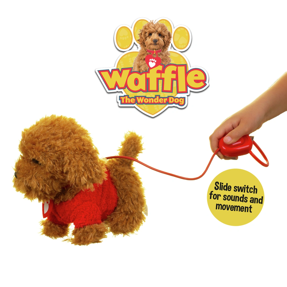 Walkies with Waffle the Wonder Dog Soft Toy