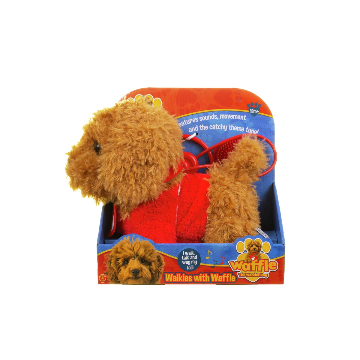 Walkies with Waffle the Wonder Dog Soft Toy