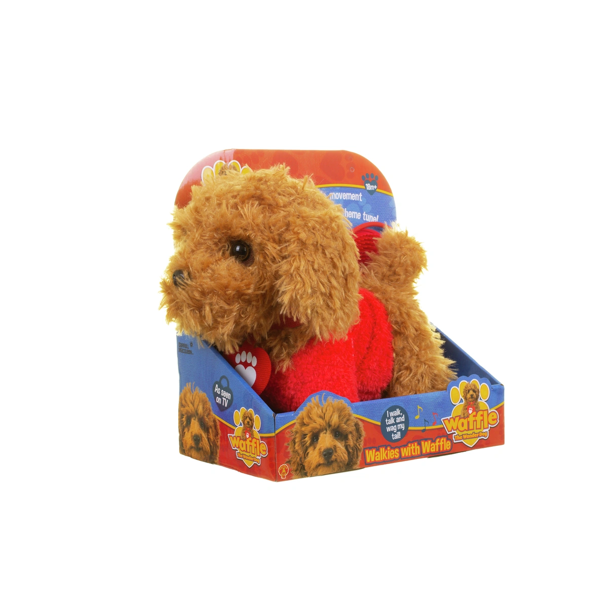 Walkies with Waffle the Wonder Dog Soft Toy