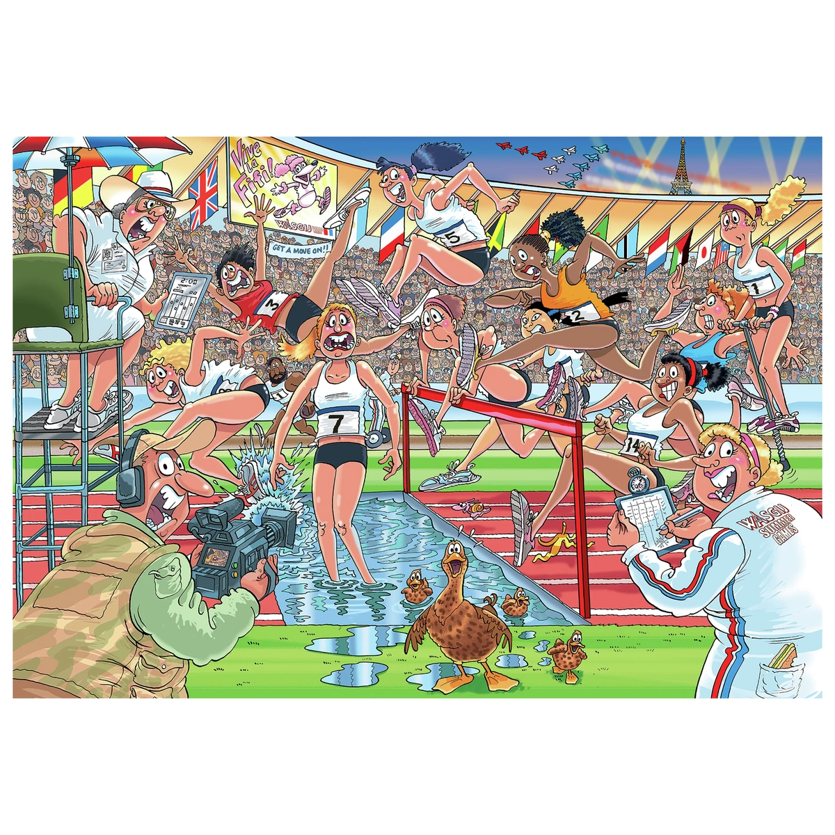 Wasgij Original 44 Summer Games Jigsaw Puzzle
