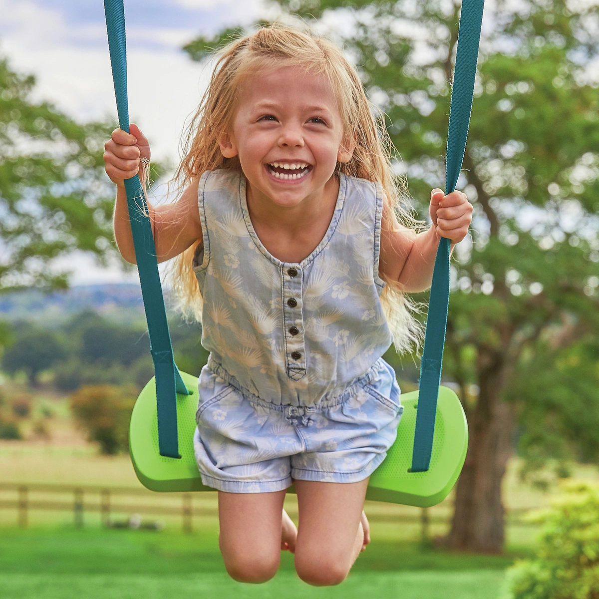 TP Heron Kids Wooden Garden Swing Set and Glider