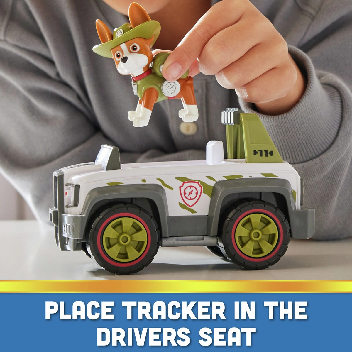 PAW Patrol Tracker's Jungle Cruiser Pup & Vehicle
