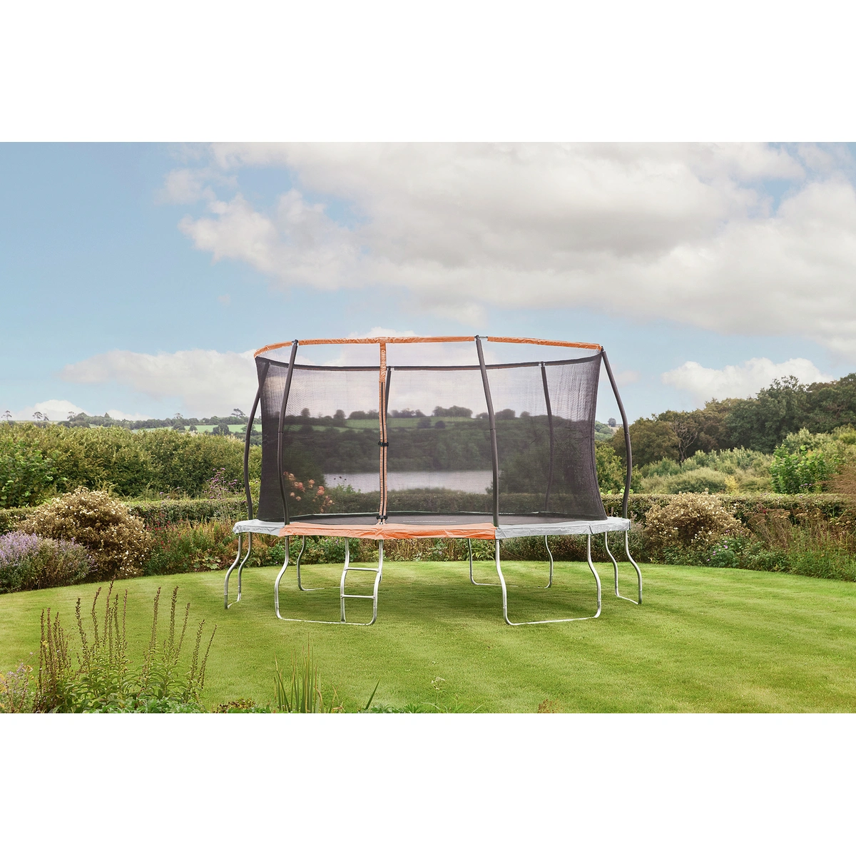 Sportspower 14ft Outdoor Kids Trampoline with Enclosure