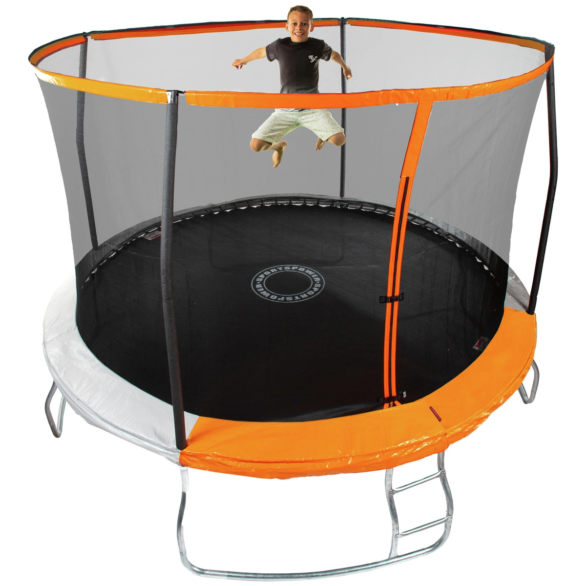 Sportspower 12ft Outdoor Kids Trampoline with Enclosure