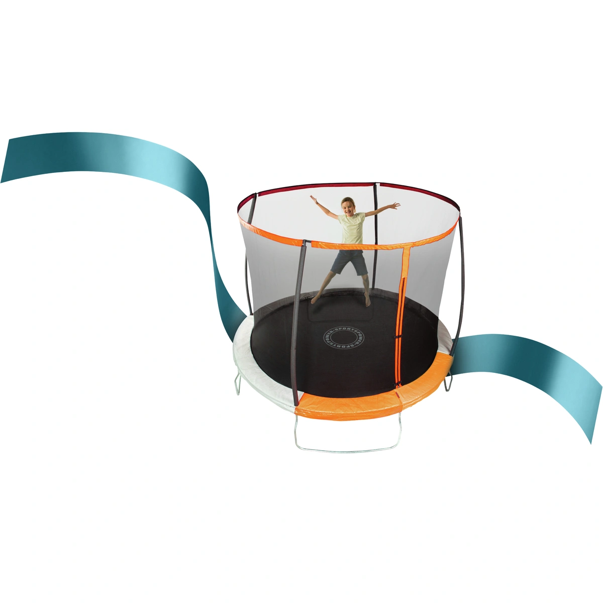 Sportspower 8ft Outdoor Kids Trampoline with Enclosure