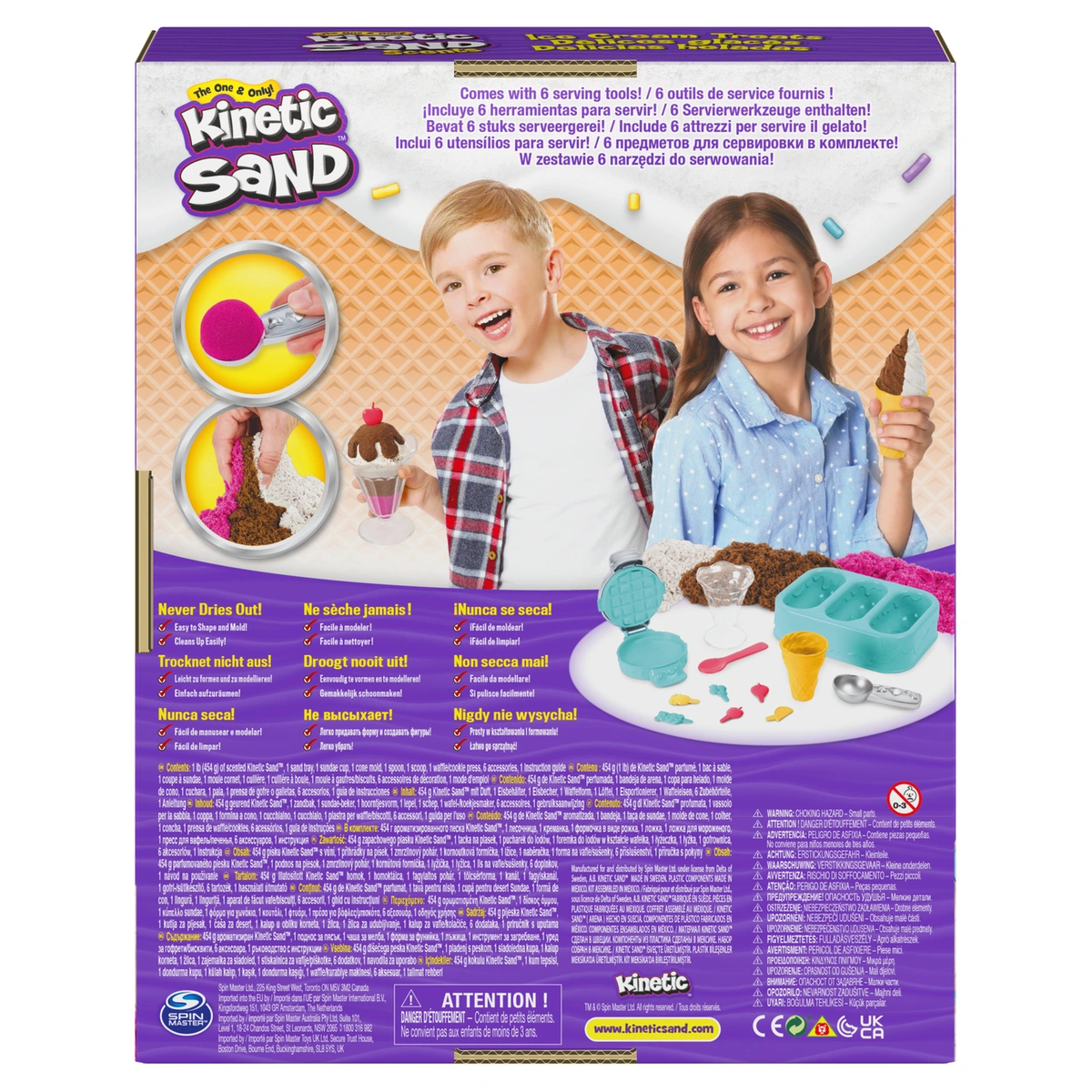Kinetic Sand Ice Cream Treats Playset