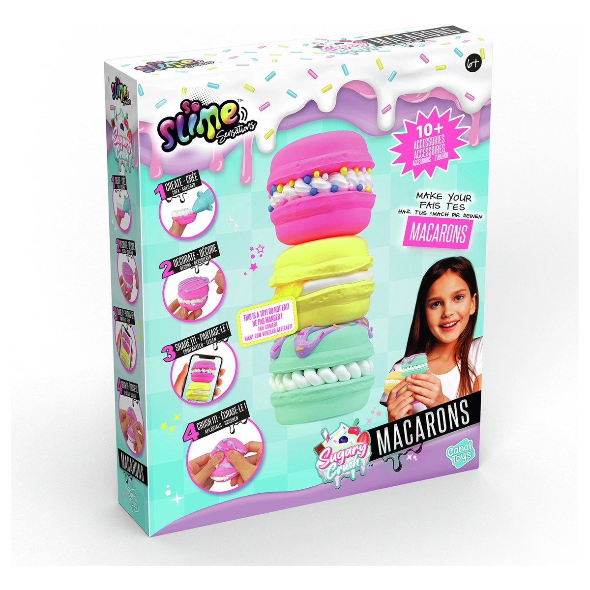 So Slime Sugary Crush Macarons Playset
