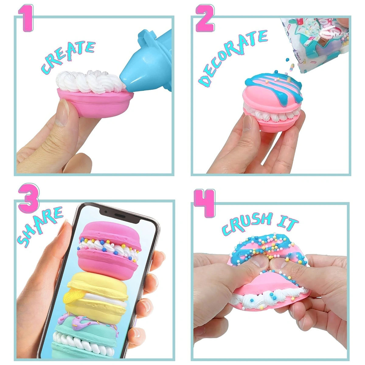 So Slime Sugary Crush Macarons Playset