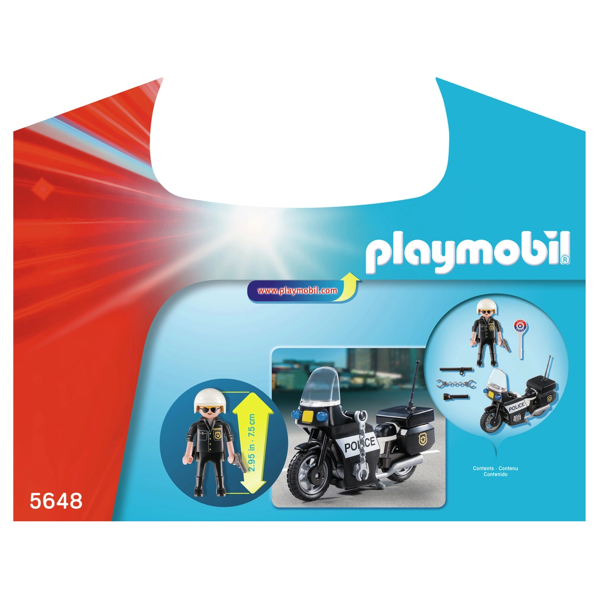 Playmobil 5648 City Action Police Small Carry Case