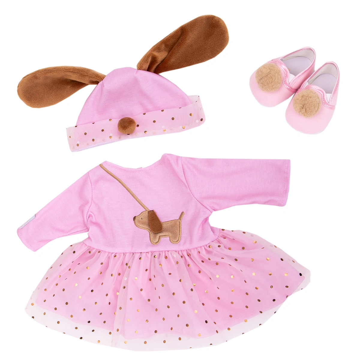 Tiny Treasures Puppy Play Time Doll - 44cm Baby Doll