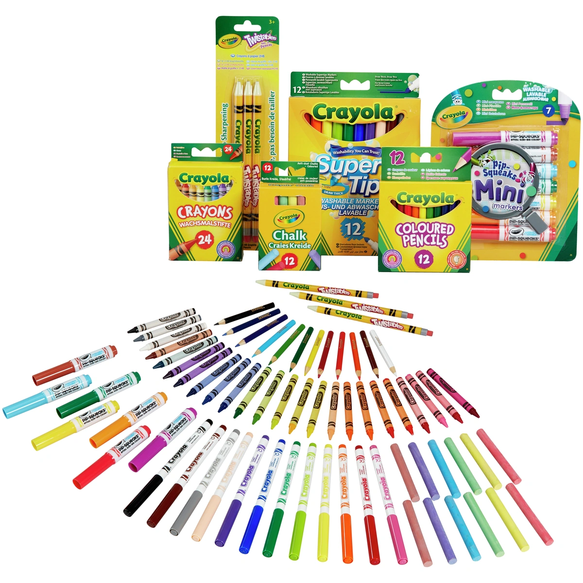 Crayola 70 Piece Stationery Set