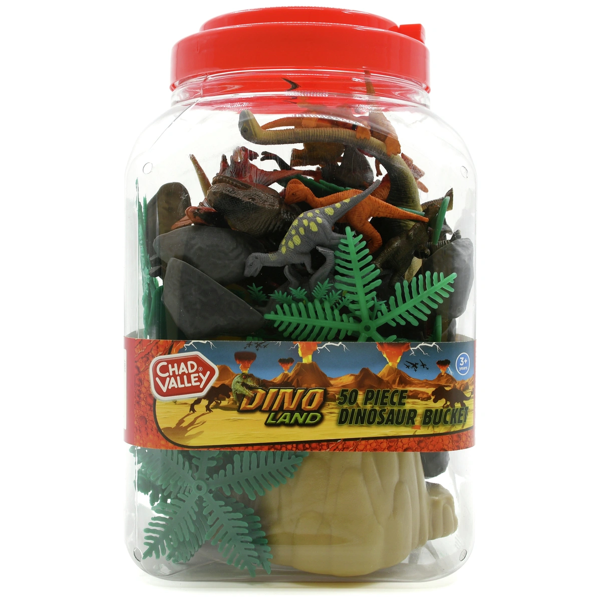 Chad Valley 50 Piece Dinosaur Bucket