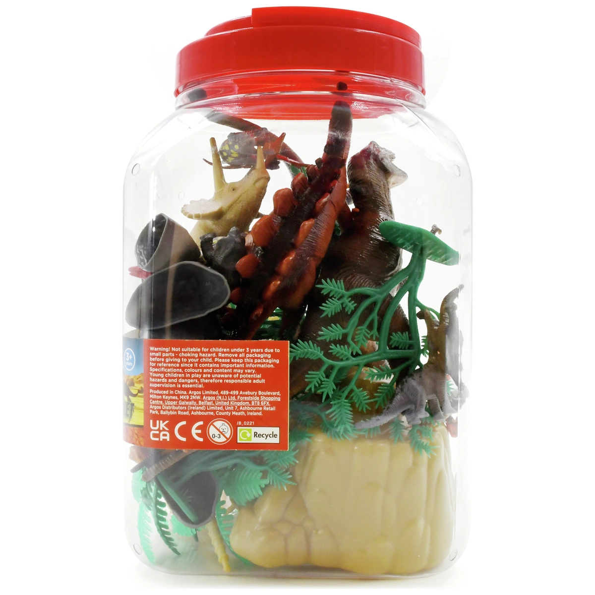 Chad Valley 50 Piece Dinosaur Bucket