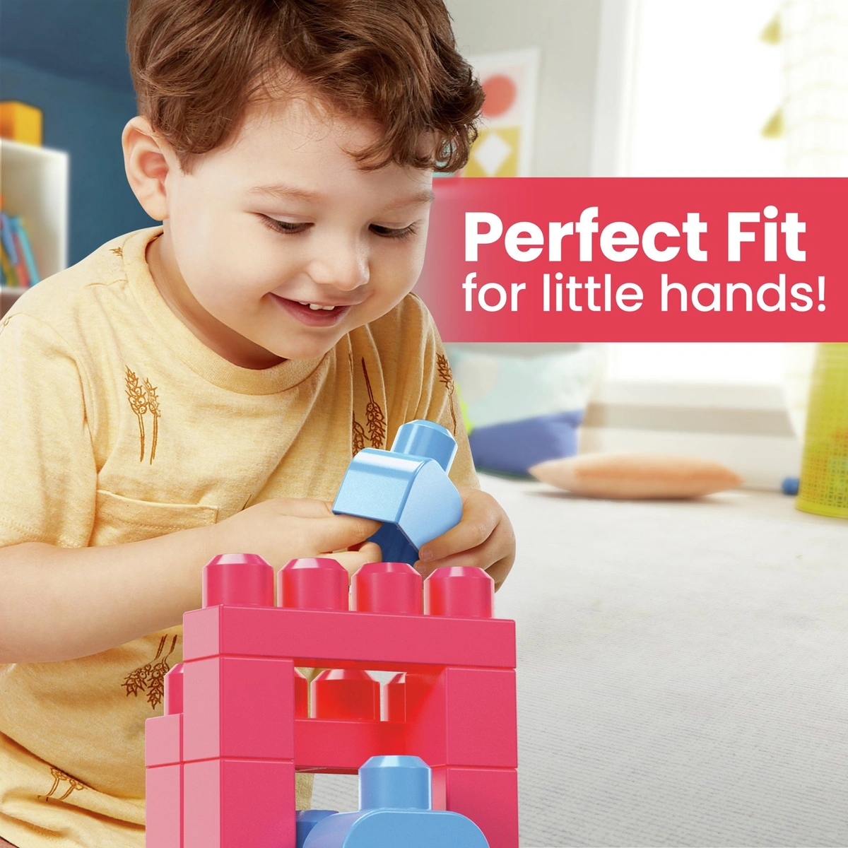 Mega Bloks 60 Piece First Builders Big Building Bag - Pastel