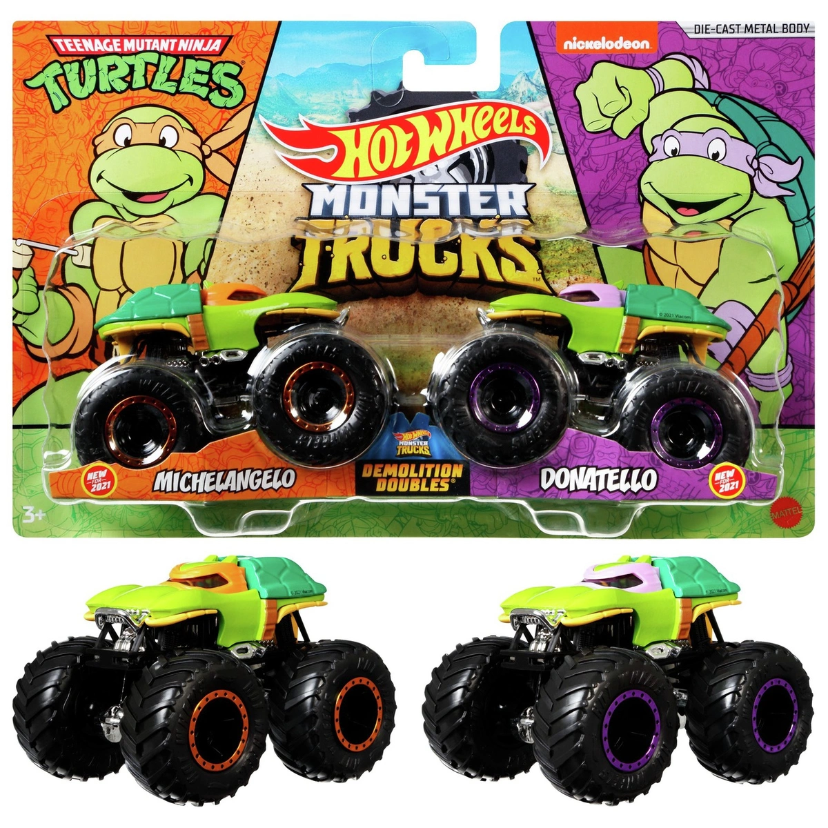 Hot Wheels Monster Trucks Character Vehicles