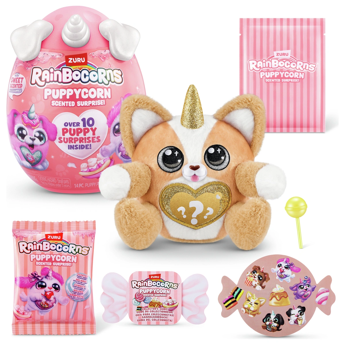 ZURU Rainbocorns Sparkle Heart Surprise Series 3 Puppycorns
