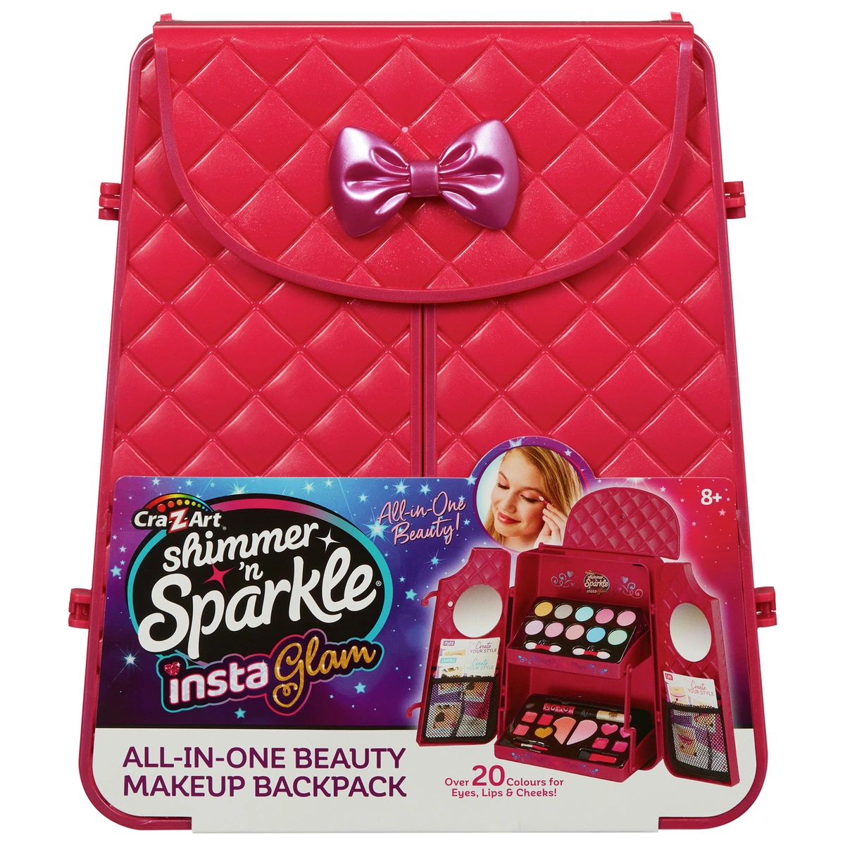 Shimmer and Sparkle InstaGlam Beauty Backpack