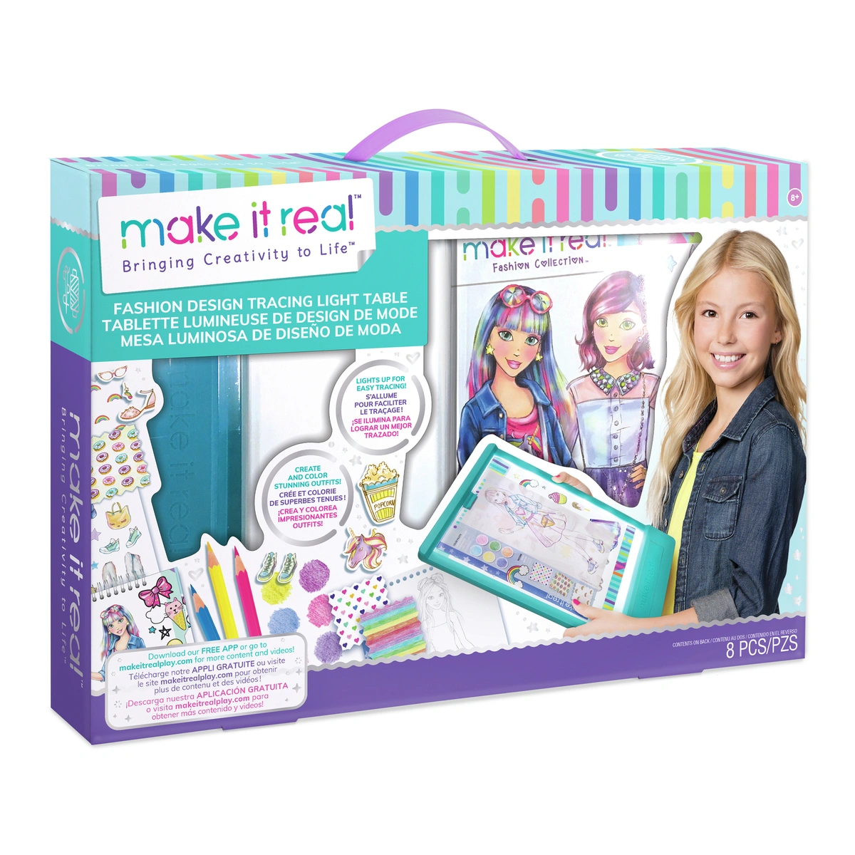 Make It Real Fashion Design Mega Set with Light Table