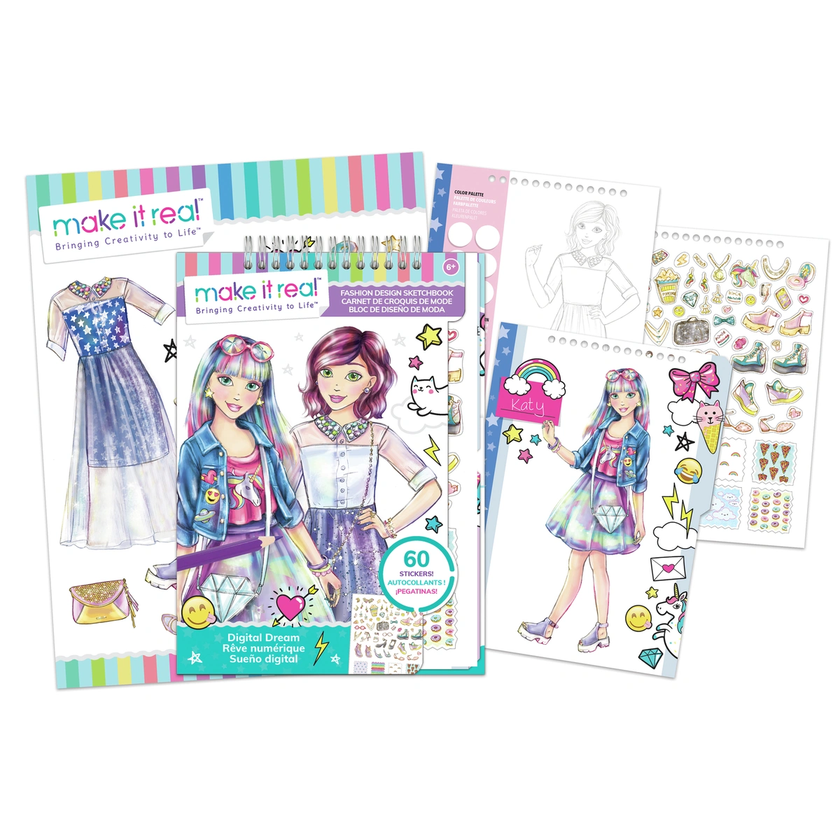 Make It Real Fashion Design Mega Set with Light Table