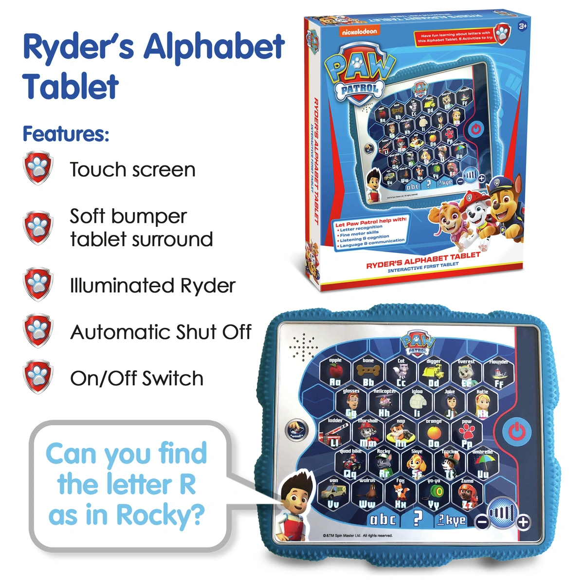 PAW Patrol Ryder's Alphabet Pad