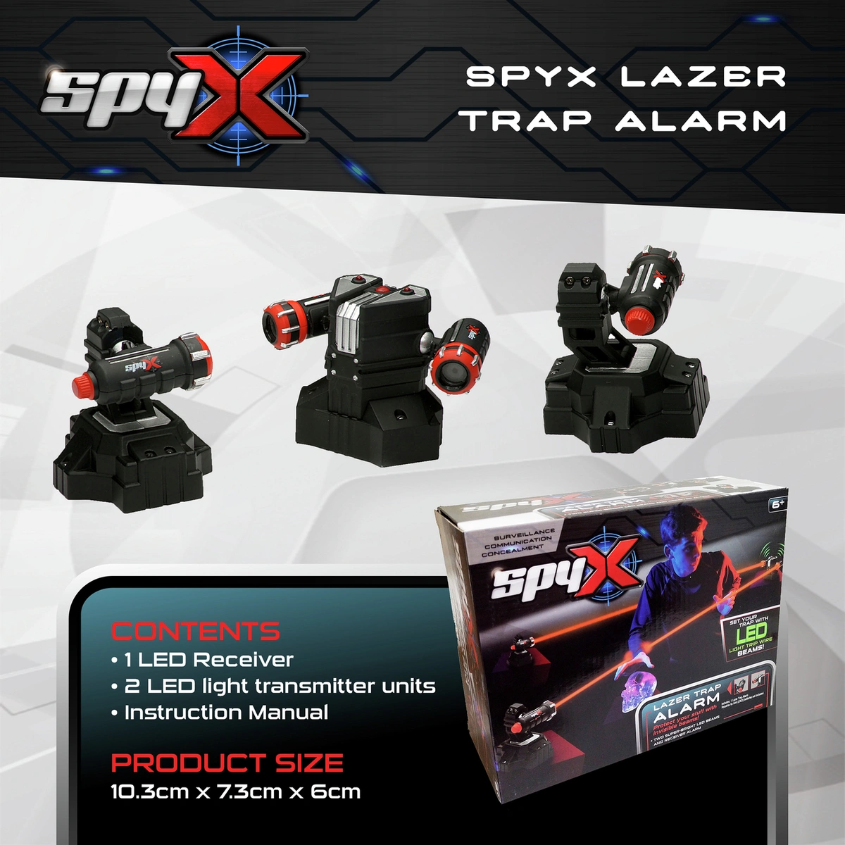 Spy X Lazer Trap Alarm