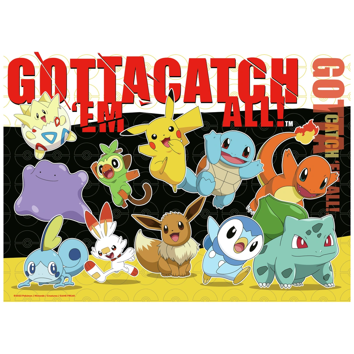 Pokemon 4 x 100 Piece Jigsaw Puzzle