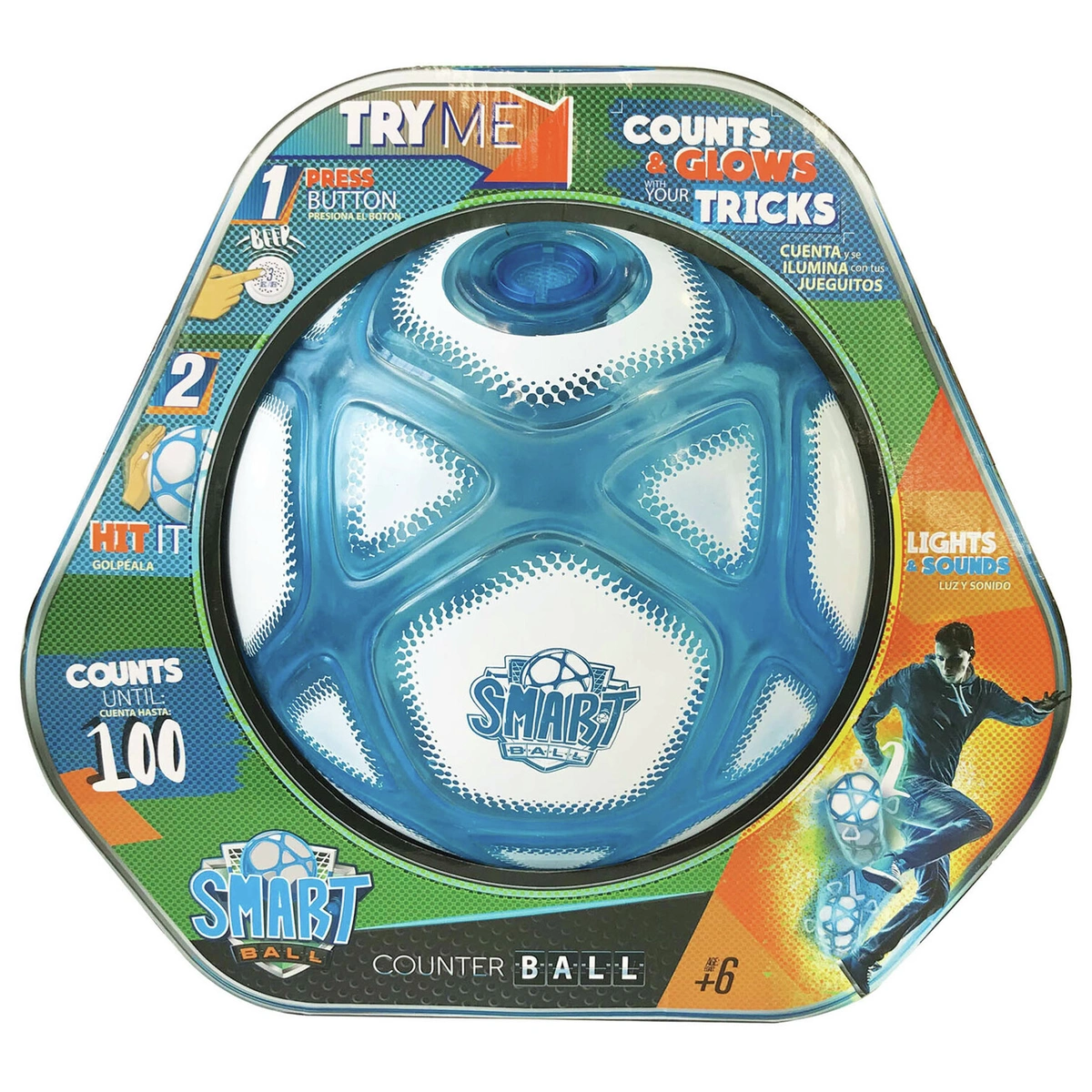 Smart Ball Kick Up Counting Football with Lights and Sounds