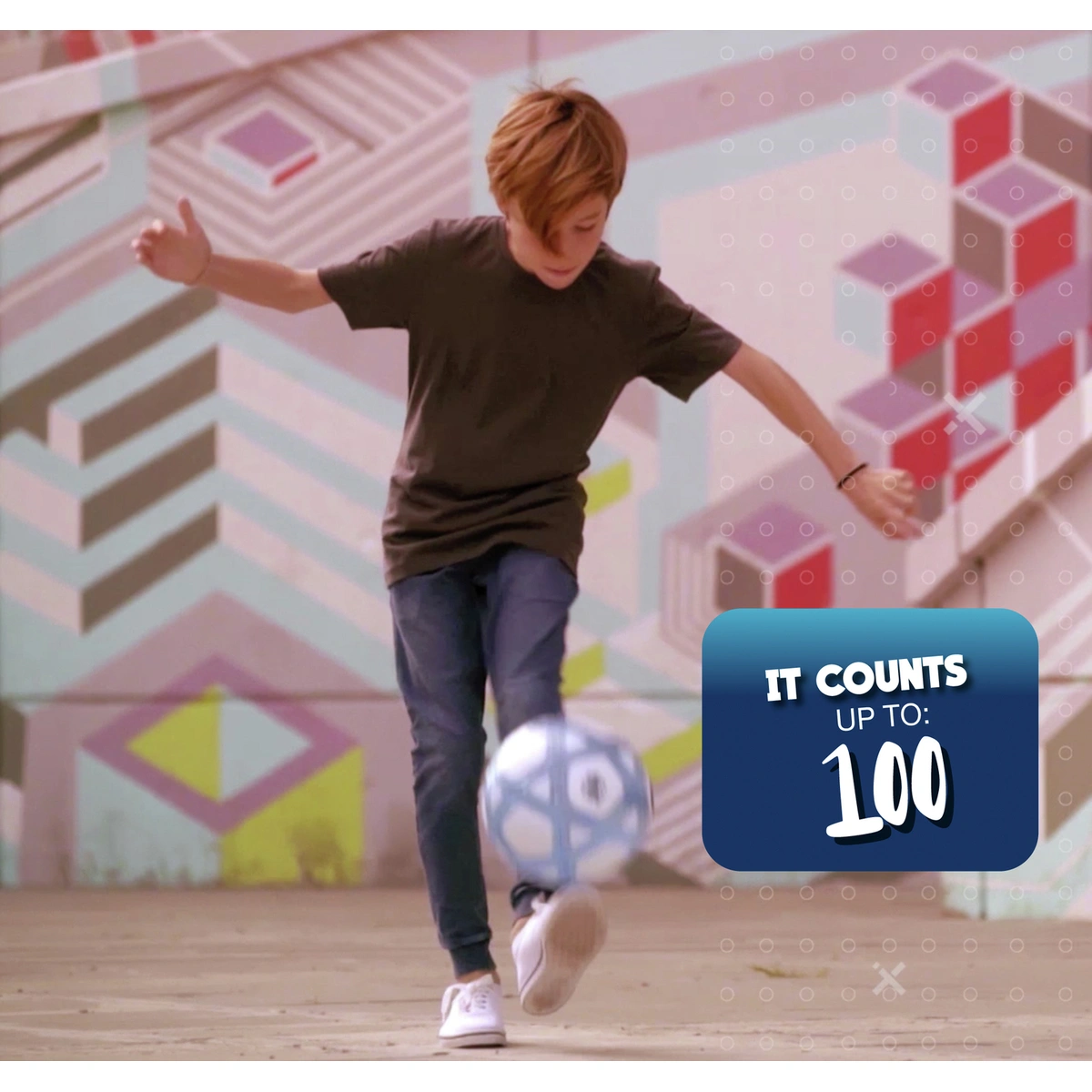 Smart Ball Kick Up Counting Football with Lights and Sounds