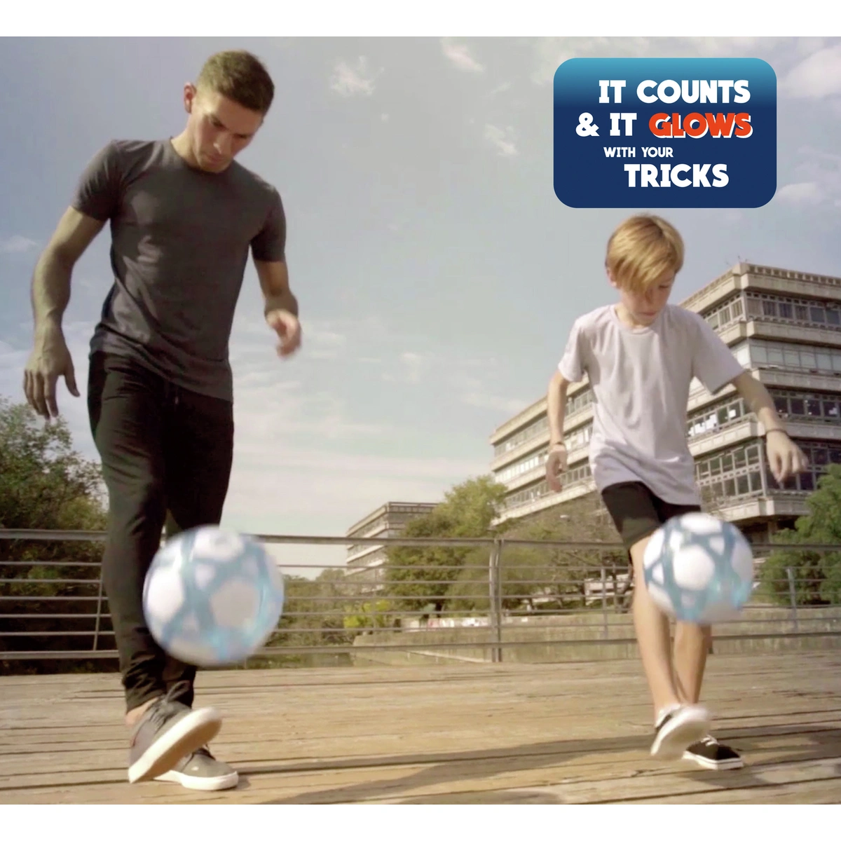 Smart Ball Kick Up Counting Football with Lights and Sounds
