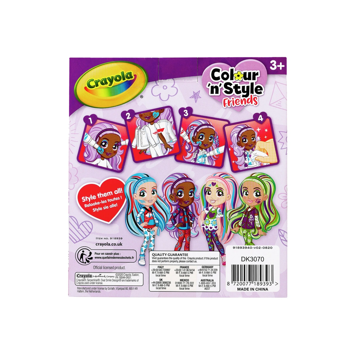 Crayola Colour 'n' Style Friends Assortment