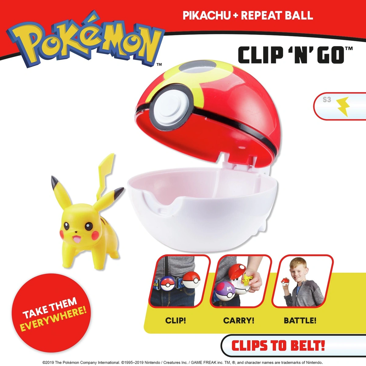 Pokémon Clip 'N' Go Battle Figure and Poké Ball