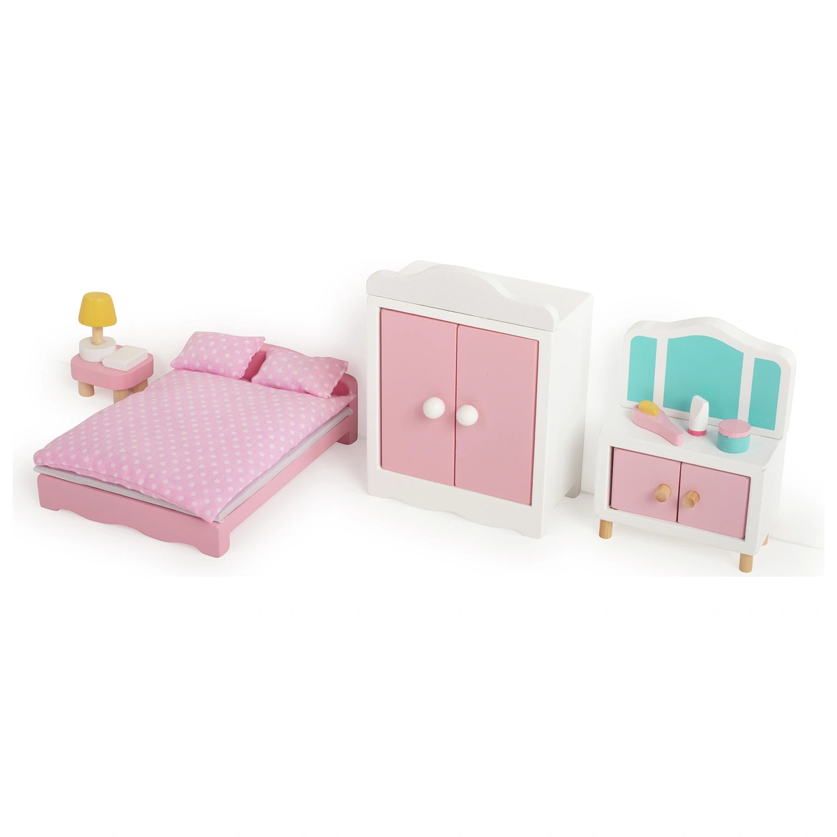 Doll House Wooden Bedroom Set