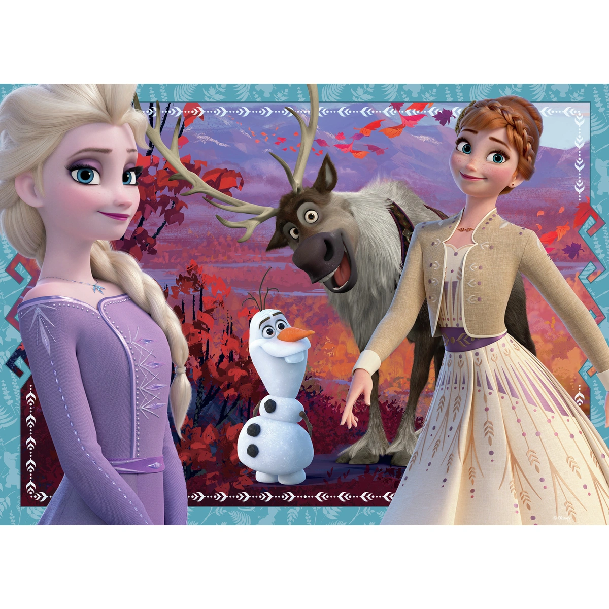 Disney Frozen 2 42 Piece Jigsaw Puzzle - Set of 4