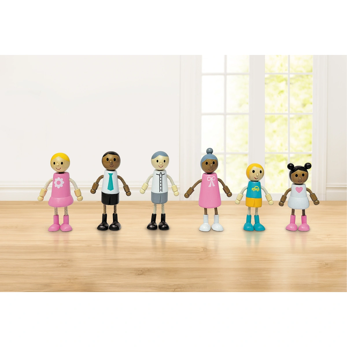 Doll House Wooden Family Set