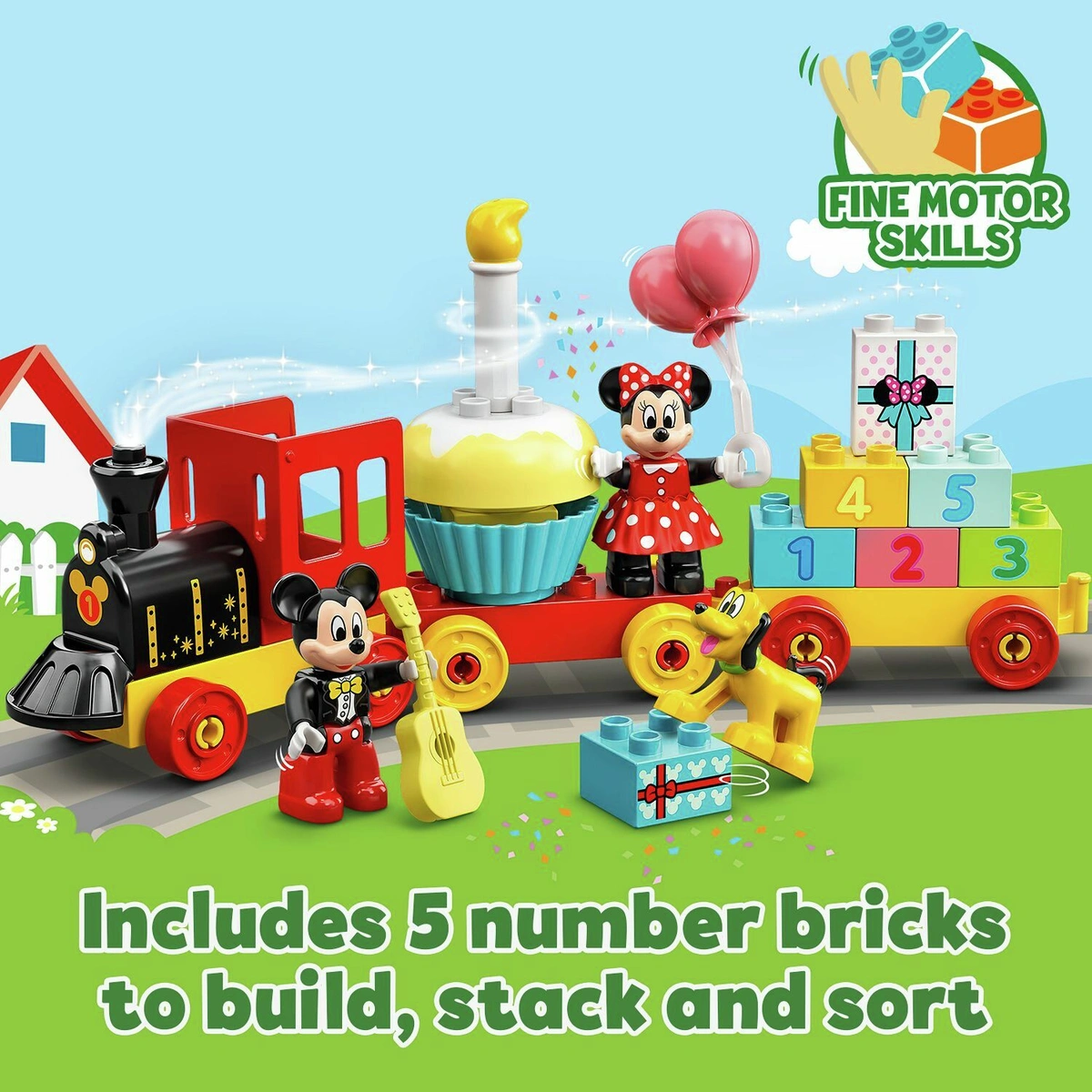 LEGO DUPLO Disney Mickey and Minnie Birthday Train Toy 10941