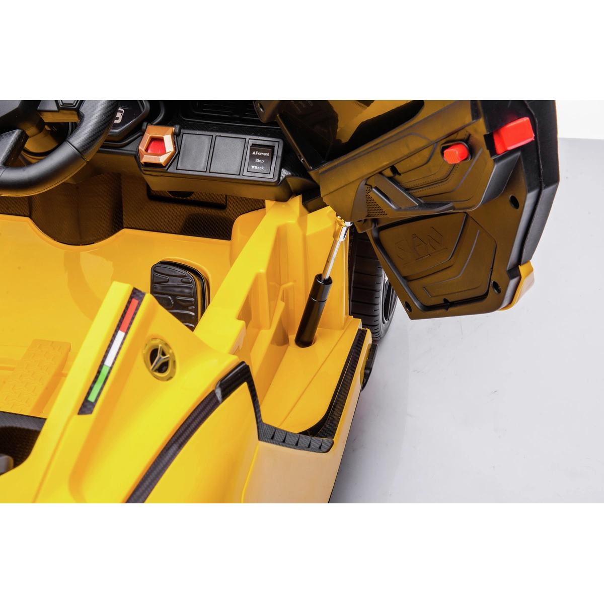 Hyper Lamborghini Sian 12V Powered Vehicle - Yellow