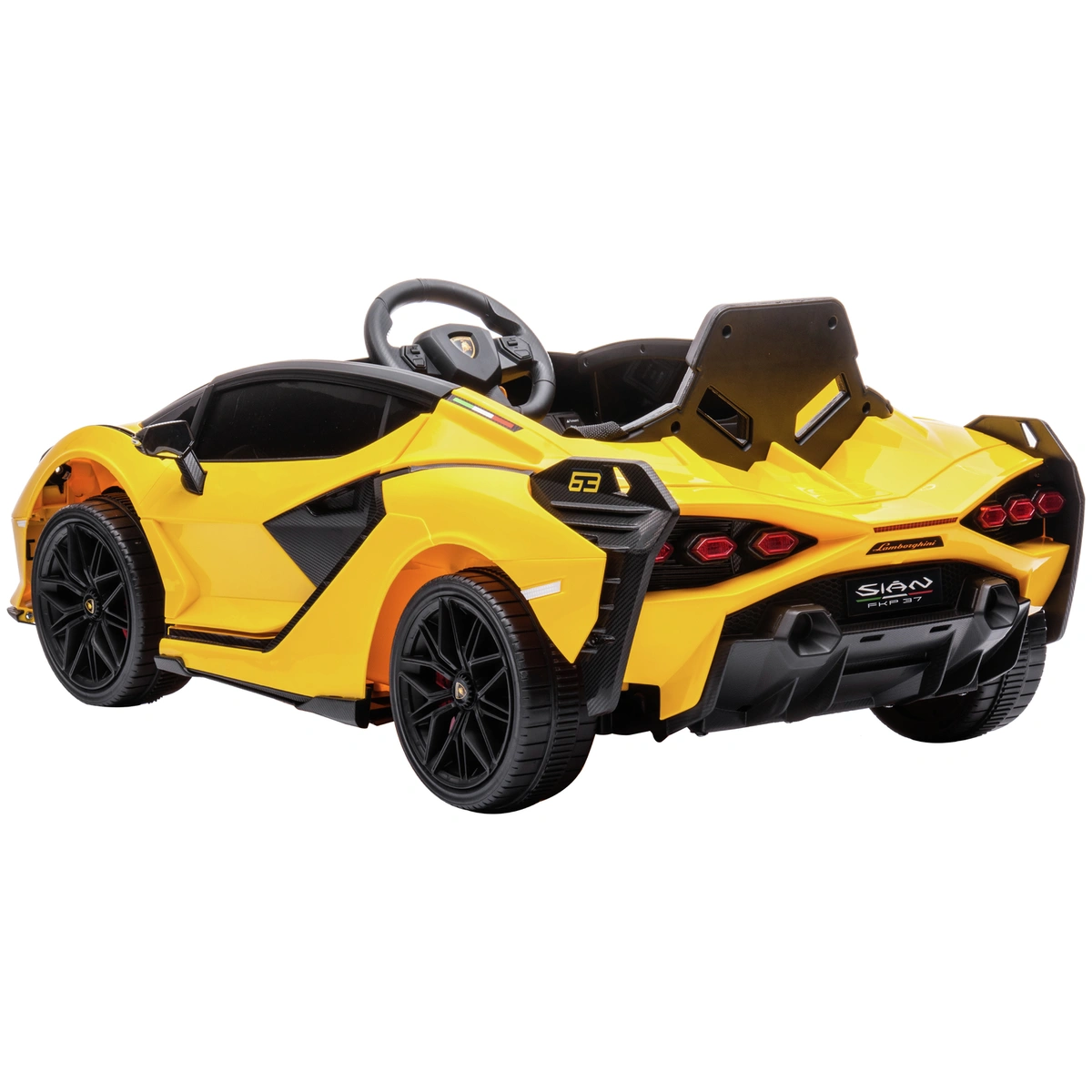 Hyper Lamborghini Sian 12V Powered Vehicle - Yellow
