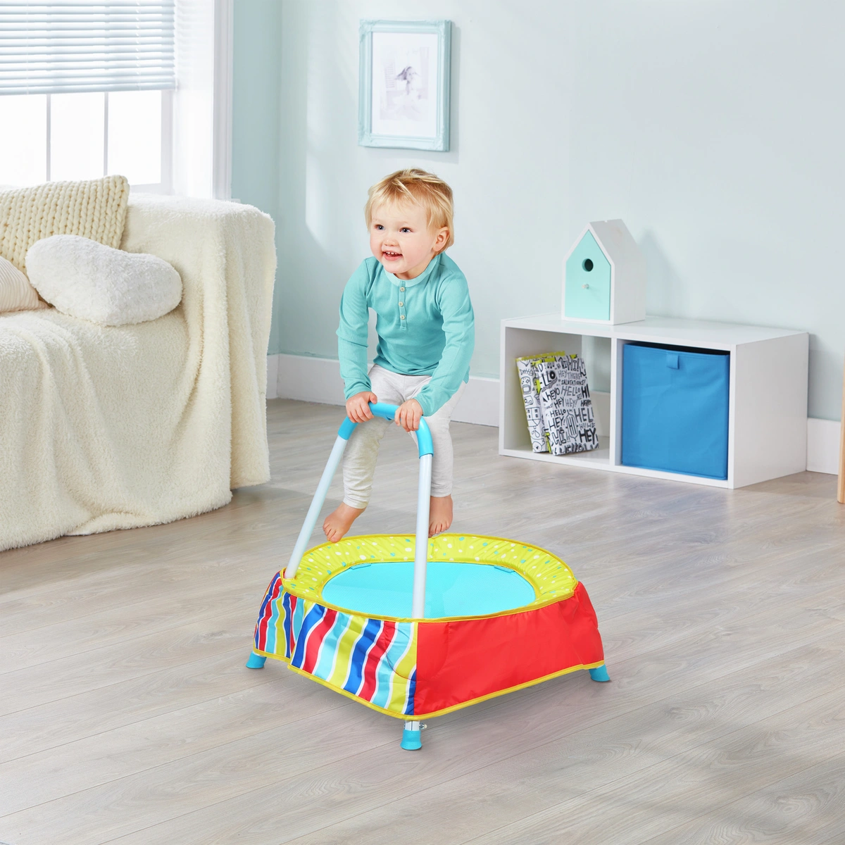 Chad Valley Toddler 2 Ft. Trampoline - Multicoloured